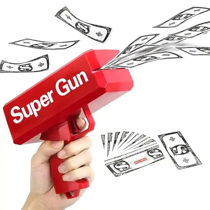 Cash Cannon Money Gun For Wedding, Parties And fun