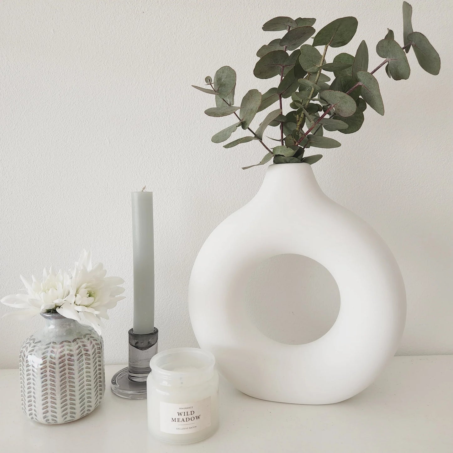 Donut Shape Ring Vase Planter