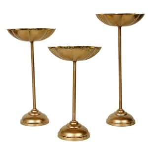 Urli Decorative Bowl Tealight Holder Stand Set of 3