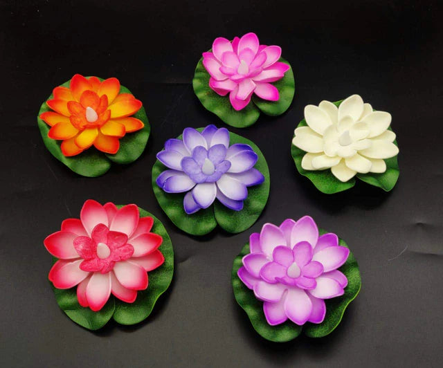 Sensor Water Floating Diyas - Set of 6pcs.