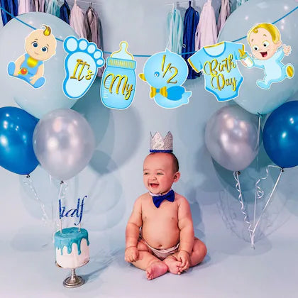 Its my half birthday banner