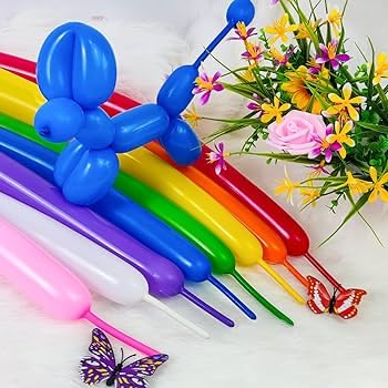 Animals Kit Twisting Balloons 100pcs with 1 Free Air Pump.