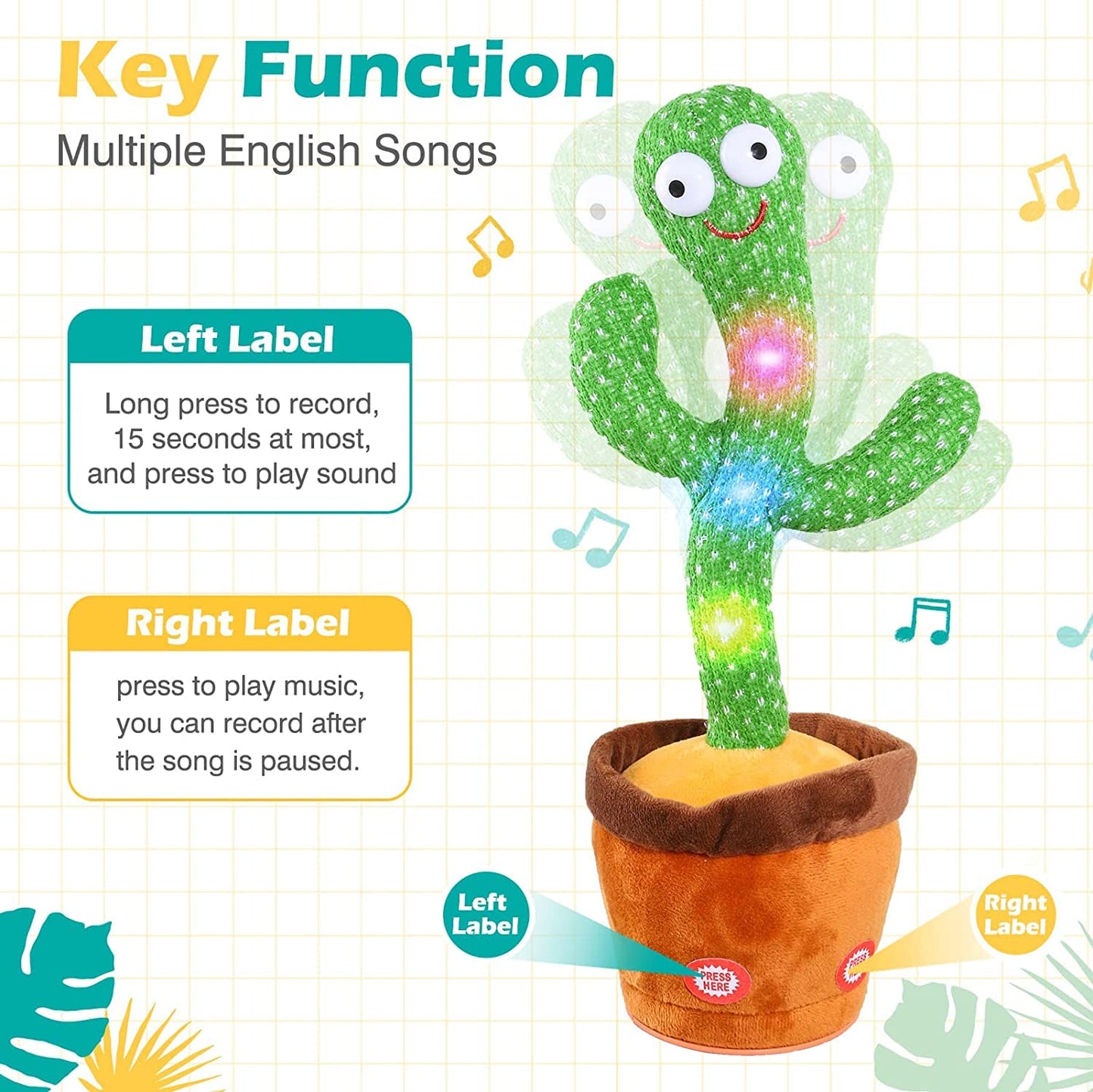 Dancing Cactus Toy