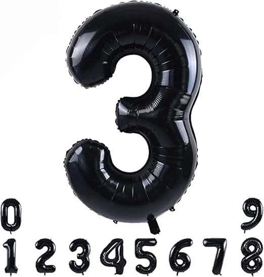 Big Size Black Foil balloon 32"