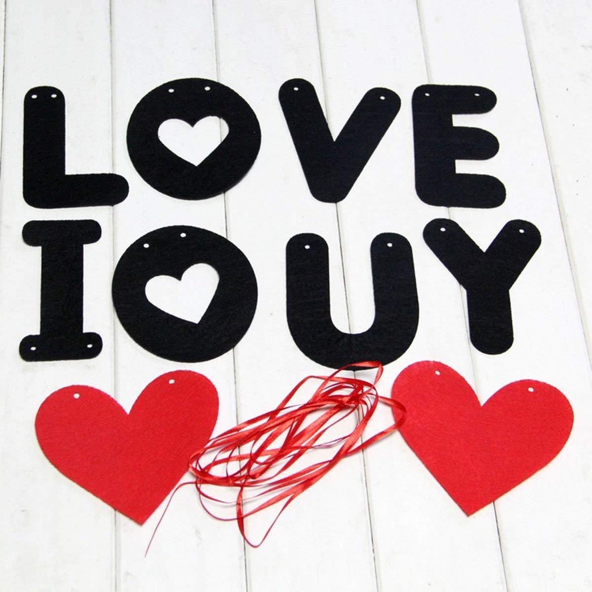 I love you Decoration banner