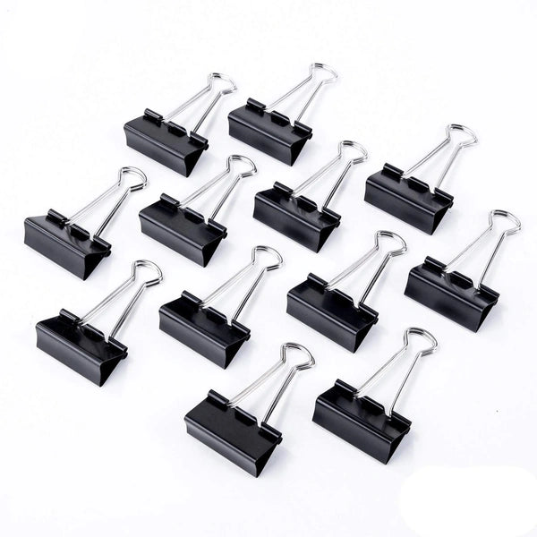 Binder Clip 51mm Black Pack of 12pcs
