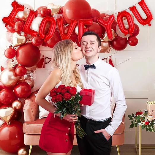 i Love You Red Foil Balloon