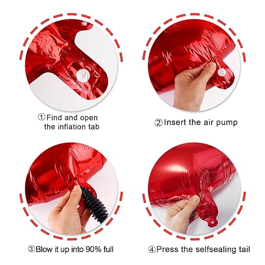 Love Foil Balloon Cursive Style