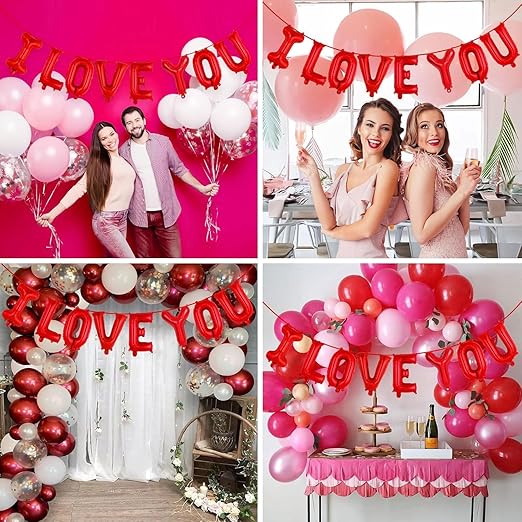 i Love You Red Foil Balloon