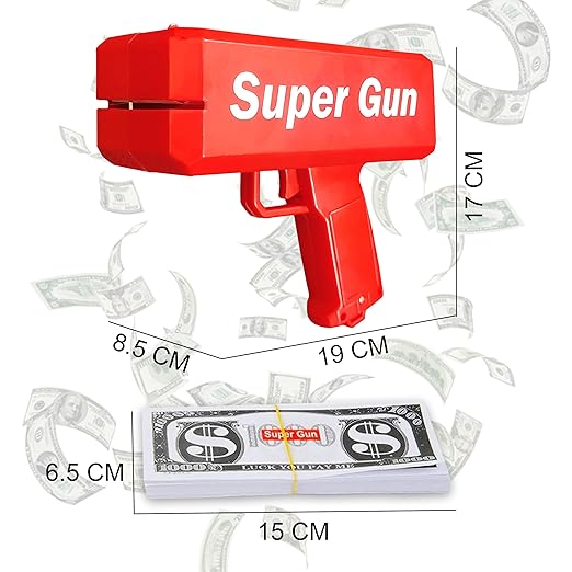 Cash Cannon Money Gun For Wedding, Parties And fun