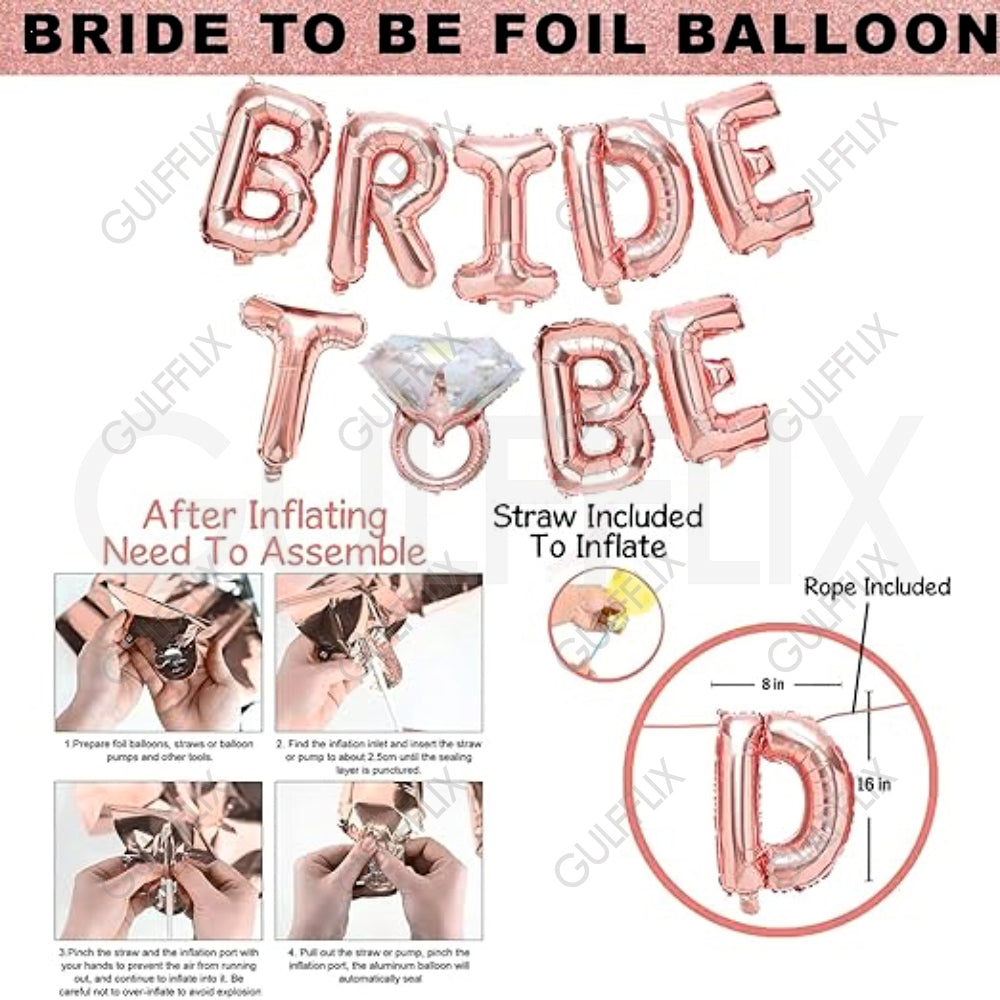 Bride To Be Decoration Foil Balloon