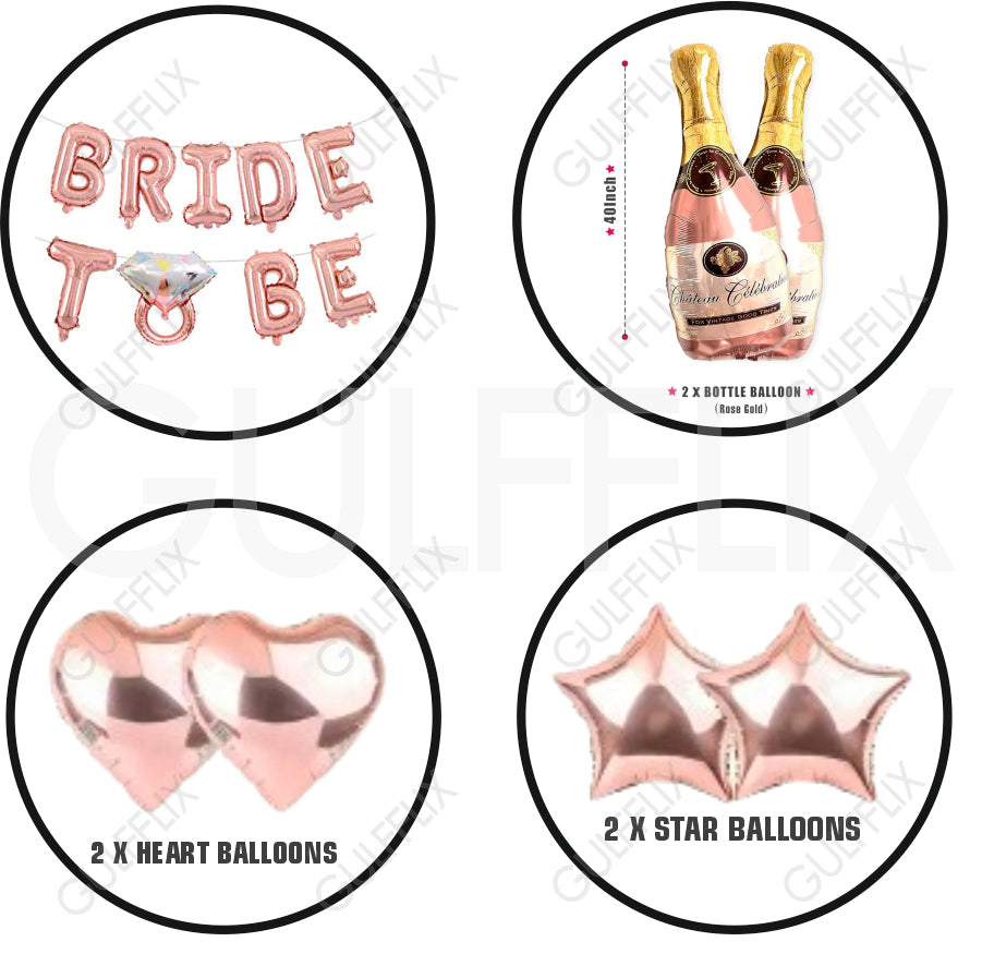 Bride To Be Decoration Pack of 15pcs