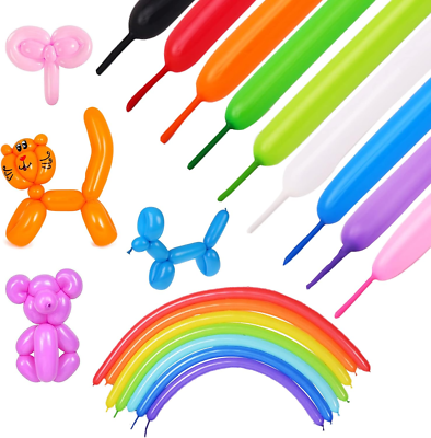 Animals Kit Twisting Balloons 100pcs with 1 Free Air Pump.