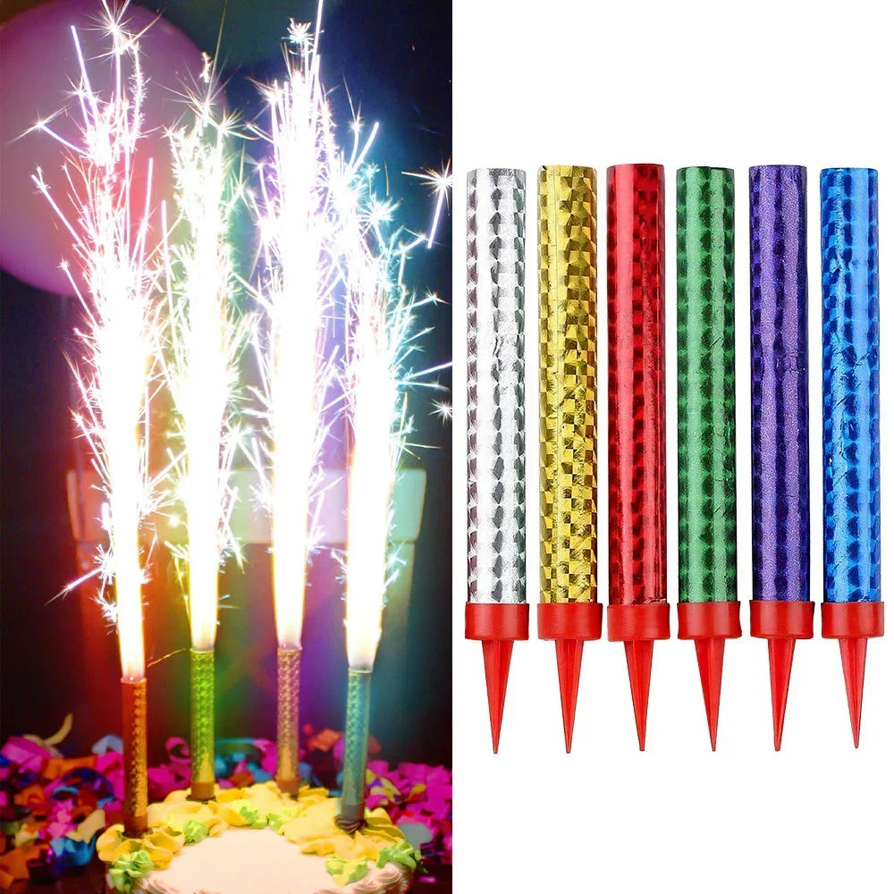 Sparkle Candle Set of 6 Pcs