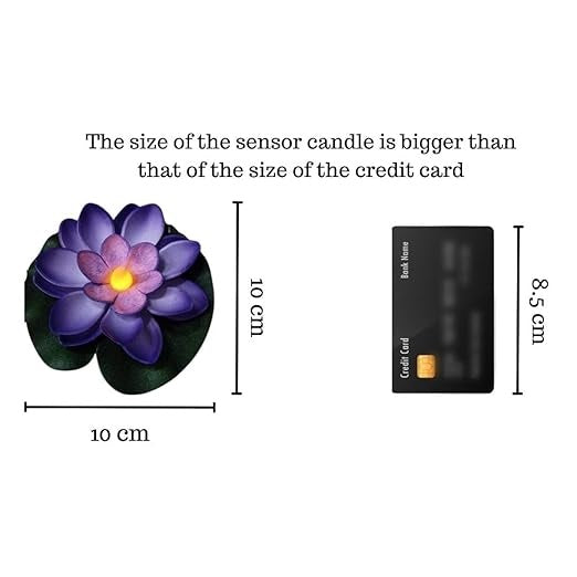 Sensor Water Floating Diyas - Set of 6pcs.