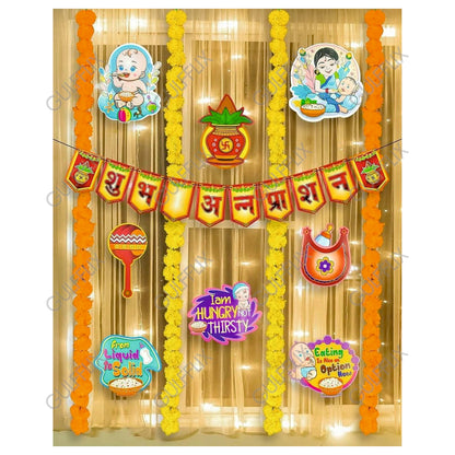 Shubh Annaprashan Decoration kit Pack of 18pcs