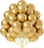 Golden Chrome Balloons 50Pcs