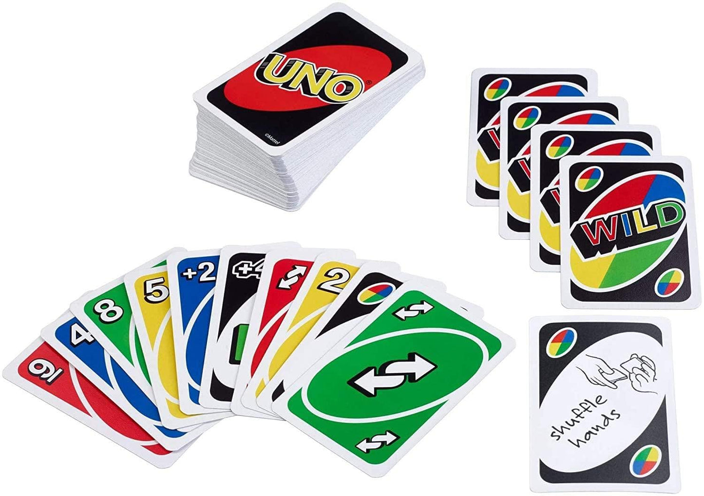 Uno Playing Card Game ,Set of 112 Cards, Multicolor