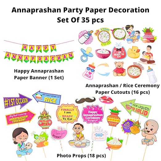 Annaprashan Decoration Set Of 35pcs