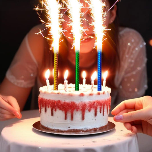 Sparkle Candle Set of 6 Pcs