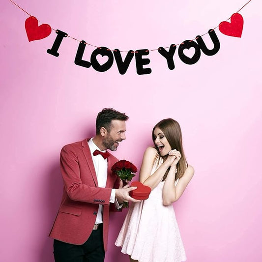 I love you Decoration banner