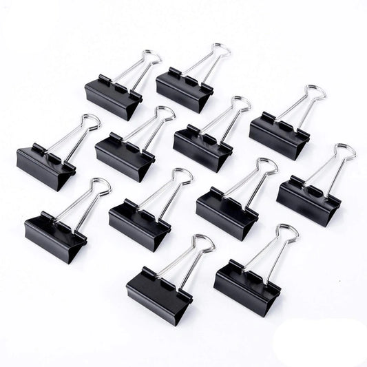 Binder Clip 51mm Black Pack of 12pcs