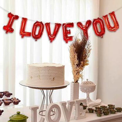 i Love You Red Foil Balloon