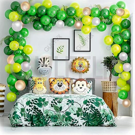 Jungle Theme Balloons - Pack of 6 Pcs