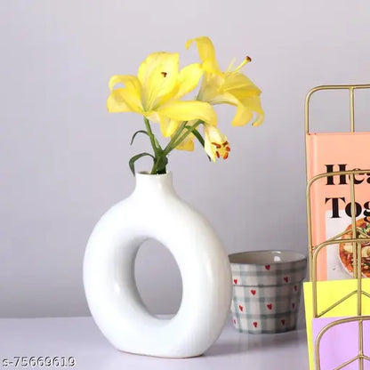 Donut Shape Ring Vase Planter